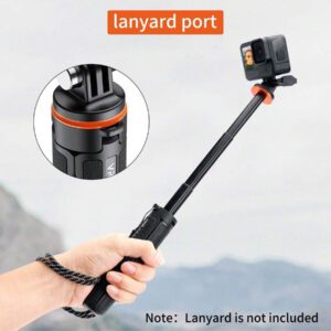 Perche à selfie extensible trépied pour accessoire Insta360 X3 GoPro pour GoPro Max Hero 10 9 8 7 6 5 4, Osmo Action, Insta 360 One R et plus de caméras d'action (50,8 cm)