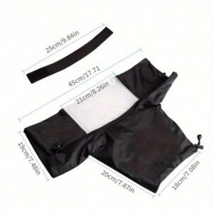 1 pièce Housse de pluie imperméable professionnelle pour appareil photo, convient pour les appareils photo reflex numériques Canon, Nikon, Fujifilm et plus, les appareils photo hybrides (avec objectifs), équipement photo de pluie, accessoires pour appareil photo