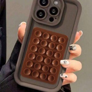 Étui de téléphone à texture de bambou rose avec décoration de papillon mignon, compatible avec 16 Pro Max/16 Pro/16/16 Plus, 15 Pro Max/15 Pro/15/15 Plus, 14 Pro Max/14 Pro/14/14 Plus, 13 Pro Max/13/13 Pro, 12, 11, XR, SE 2022. Étanche, antichoc, anti-chute et résistant aux rayures.