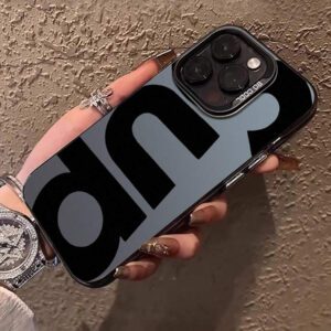 1 pièce Étui de téléphone avec design de lettre compatible avec Apple 17, 17 Plus, 17 Pro, 17 Pro Max, 16, 16 Plus, 16 Pro, 16 Pro Max, 15, 15 Plus, 15 Pro, 15 Pro Max, 14, 14 Plus, 14 Pro, 14 Pro Max, 13, 13 Pro, 13 Pro Max, 12, 12 Pro, 12 Pro Max, 11, 11 Pro, 11 Pro Max, 7, 8, X, XS, anti-pollution, , étanche, antichoc, résistant aux rayures