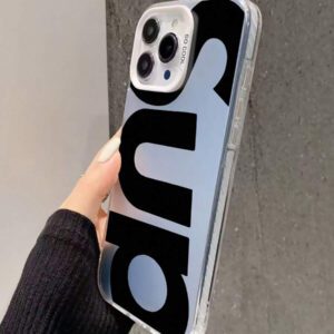 1 pièce Étui de téléphone avec design de lettre compatible avec Apple 17, 17 Plus, 17 Pro, 17 Pro Max, 16, 16 Plus, 16 Pro, 16 Pro Max, 15, 15 Plus, 15 Pro, 15 Pro Max, 14, 14 Plus, 14 Pro, 14 Pro Max, 13, 13 Pro, 13 Pro Max, 12, 12 Pro, 12 Pro Max, 11, 11 Pro, 11 Pro Max, 7, 8, X, XS, anti-pollution, , étanche, antichoc, résistant aux rayures