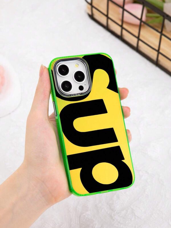 1 pièce Étui de téléphone avec design de lettre compatible avec Apple 17, 17 Plus, 17 Pro, 17 Pro Max, 16, 16 Plus, 16 Pro, 16 Pro Max, 15, 15 Plus, 15 Pro, 15 Pro Max, 14, 14 Plus, 14 Pro, 14 Pro Max, 13, 13 Pro, 13 Pro Max, 12, 12 Pro, 12 Pro Max, 11, 11 Pro, 11 Pro Max, 7, 8, X, XS, anti-pollution, , étanche, antichoc, résistant aux rayures – Image 17