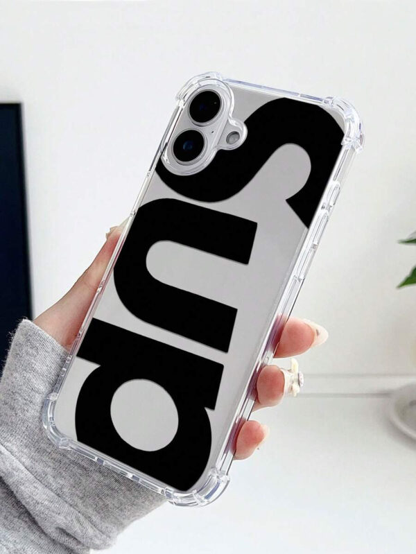 1 pièce Étui de téléphone avec design de lettre compatible avec Apple 17, 17 Plus, 17 Pro, 17 Pro Max, 16, 16 Plus, 16 Pro, 16 Pro Max, 15, 15 Plus, 15 Pro, 15 Pro Max, 14, 14 Plus, 14 Pro, 14 Pro Max, 13, 13 Pro, 13 Pro Max, 12, 12 Pro, 12 Pro Max, 11, 11 Pro, 11 Pro Max, 7, 8, X, XS, anti-pollution, , étanche, antichoc, résistant aux rayures – Image 21