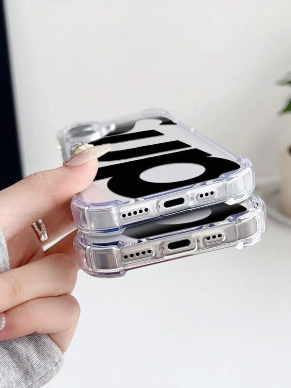 1 pièce Étui de téléphone avec design de lettre compatible avec Apple 17, 17 Plus, 17 Pro, 17 Pro Max, 16, 16 Plus, 16 Pro, 16 Pro Max, 15, 15 Plus, 15 Pro, 15 Pro Max, 14, 14 Plus, 14 Pro, 14 Pro Max, 13, 13 Pro, 13 Pro Max, 12, 12 Pro, 12 Pro Max, 11, 11 Pro, 11 Pro Max, 7, 8, X, XS, anti-pollution, , étanche, antichoc, résistant aux rayures – Image 23