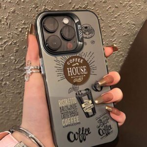 1 pièce Étui de protection antichute à motif mode compatible avec iPhone 11, 12, 13, 14, 11 Pro Max, 12 Pro Max, 13 Pro Max, 14 Pro Max, XR, 15, 15 PRO, 15 PRO MAX, 16, 16 PRO, 16 PRO MAX, et Samsung Galaxy A05, A15, A25, A35, A53, A54, A55, S23, S24