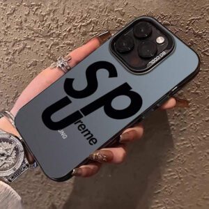 1 pièce Étui de téléphone avec design de lettre compatible avec Apple 17, 17 Plus, 17 Pro, 17 Pro Max, 16, 16 Plus, 16 Pro, 16 Pro Max, 15, 15 Plus, 15 Pro, 15 Pro Max, 14, 14 Plus, 14 Pro, 14 Pro Max, 13, 13 Pro, 13 Pro Max, 12, 12 Pro, 12 Pro Max, 11, 11 Pro, 11 Pro Max, 7, 8, X, XS, anti-pollution, , étanche, antichoc, résistant aux rayures