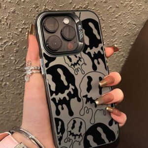 1 pièce Étui de protection antichute à motif mode compatible avec iPhone 11, 12, 13, 14, 11 Pro Max, 12 Pro Max, 13 Pro Max, 14 Pro Max, XR, 15, 15 PRO, 15 PRO MAX, 16, 16 PRO, 16 PRO MAX, et Samsung Galaxy A05, A15, A25, A35, A53, A54, A55, S23, S24