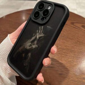Étui de téléphone en silicone peint blanc texturé doux antichoc 18 en 1 compatible avec 15 Pro Max, série 13/14, série Galaxy A/S, série Redmi. Étanche, résistant aux chutes et aux rayures.