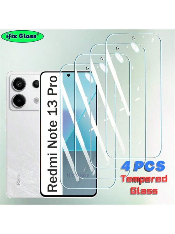 4 piÃ¨ces Protecteur d'Ã©cran en verre trempÃ© 9H 2,5D compatible avec Xiaomi Poco Redmi Note 14 13 12 11 10 9 8 7 Pro 12S 11S 10S 9S 13C 12C 10C 9C 10A 9A 9T 8A 7 A2 A1 Plus Poco F7 X7 X6 F6 X5 F5 X4 F4 X3 F3 Pro M7 C75 Mi 14T 13T 12T 11T Pro Couverture de protection en verre clair Film DÃ©verrouillage d'empreinte digitale par ultrasons â€“ Image 2
