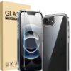 Étui de téléphone portable compatible avec 16e : protection unicolore transparente | Étui de téléphone portable ultra fin anti-jaunissement | Étui de téléphone portable transparent résistant aux chocs et aux rayures (Protecteur d'écran transparent + Étui de téléphone ) Ensemble cadeau pour anniversaire, famille, amis, verre trempé, protecteur d'écran de téléphone, accessoires de téléphone