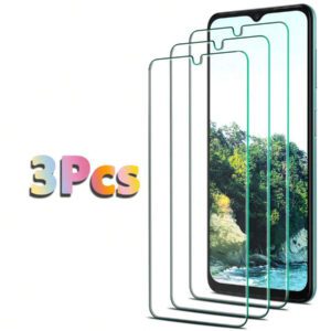 5 pièces Verre trempé compatible avec Samsung Galaxy S24 Ultra A54 A14 A13 A53 A34 A33 A52 5G S23 Plus Protecteur d'écran compatible avec Samsung A32 A22 S21 Couverture complète Haute définition Clair, sans bulles, résistant aux rayures et aux chocs Protecteur d'écran en verre trempé ultra haute définition Cadeau pour anniversaire/Pâques/Jour des Présidents/Noël/Famille/Amis/Petit ami Cadeau pour anniversaire, famille, amis Protecteur d'écran de téléphone, accessoires de téléphone Imperméable Antichoc Résistant aux rayures Anti-empreintes