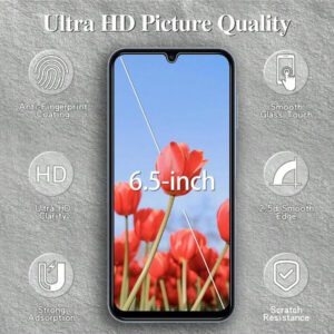 5 pièces Verre trempé compatible avec Samsung Galaxy S24 Ultra A54 A14 A13 A53 A34 A33 A52 5G S23 Plus Protecteur d'écran compatible avec Samsung A32 A22 S21 Couverture complète Haute définition Clair, sans bulles, résistant aux rayures et aux chocs Protecteur d'écran en verre trempé ultra haute définition Cadeau pour anniversaire/Pâques/Jour des Présidents/Noël/Famille/Amis/Petit ami Cadeau pour anniversaire, famille, amis Protecteur d'écran de téléphone, accessoires de téléphone Imperméable Antichoc Résistant aux rayures Anti-empreintes