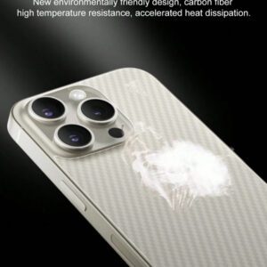 Ensemble de protection complet 12 pièces pour la série Apple iPhone 11-16 : 4 protecteurs d'écran avant haute définition, 4 protecteurs de dos en fibre de carbone, 4 protecteurs d'objectif de caméra haute définition. Convient pour iPhone 14 6,1", iPhone 13/13 Pro 6,1", iPhone 15/15 Pro Max, iPhone 16/16 Pro/16 Pro Max. Cadeau pour l'anniversaire, la famille, les amis. Verre trempé, protecteur d'écran de téléphone, accessoires de téléphone. Imperméable, antichoc, anti-chute, résistant aux rayures, anti-empreintes digitales