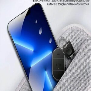 5 pièces Film en verre trempé mat compatible avec 17 Air 16 Pro Max, dureté 9H, anti-reflet, anti-explosion, anti-rayures, anti-traces de doigts, protection oculaire. Film protecteur d'écran givré et sans bulles pour une installation facile, imperméable, antichoc, anti-chute, protection d'écran complète. Accessoires essentiels pour téléphone, utilisables au quotidien, au bureau et à la maison.