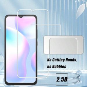 2 pièces Protecteur d'écran résistant aux rayures avec dureté 9H, toucher lisse, anti-poussière, imperméable, résistant aux empreintes digitales et aux rayures, compatible avec la série /Redmi. Accessoires de protection d'écran de téléphone essentiels, applicables pour une utilisation quotidienne, au bureau et à la maison. Protecteur d'écran de téléphone antichoc et anti-chute