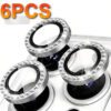 Ensemble de 6 pièces de film de protection transparent haute définition et résistant aux rayures pour objectif de caméra d' 17/16/15/14/13/12/11 Série 16E 17Air, utilisé pour la protection en verre de l'objectif de l'appareil photo. Résistant aux rayures, aux chocs, avec protection des bords. Applicable pour une utilisation quotidienne, au bureau, à la maison. Protecteur d'objectif de caméra de téléphone étanche et antichoc