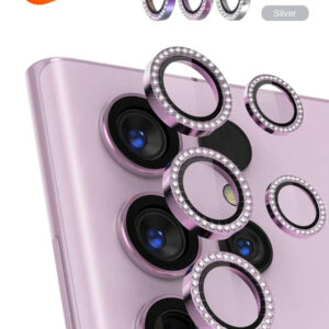 1 set, protection d'objectif d'appareil photo, anneau en métal en verre trempé 9H, protecteur d'écran, accessoires décoratifs, compatible avec les modèles S22/S23/S24 Ultra/S25 Ultra/Galaxy Z Fold 7/Galaxy Z FLIP 7/Galaxy Z Fold 6/Galaxy Z FLIP 6, anti-chute, étanche, résistant aux rayures, antichoc, anti-empreintes digitales à adhésion automatique, protection intégrale