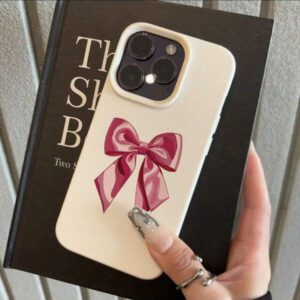 1 pièce Étui de téléphone en TPU avec nœud papillon, décoration élégante imprimée léopard. Compatible avec /Redmi, étanche, antichoc, anti-chute, résistant aux rayures