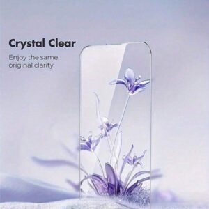 CSDZ 3+3 pièces Protecteur d'écran compatible avec 11 12 13 14 16Pro Max 14 Plus 15 15pro, 3 protections d'écran en verre trempé anti-transpiration et anti-huile, clair. Cadeaux pour anniversaire, famille, amis. Protecteur d'écran de téléphone, accessoires de téléphone étanches antichocs anti-chute anti-rayures anti-empreintes digitales protection d'écran intégrale. Applicable pour le bouclier quotidien, le bureau, la maison