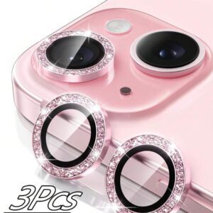 3 paquets, Protecteur d'objectif de caméra Apple pour iPhone 17 Pro/17 Pro Max - [Mode de prise de vue d'origine] Protecteur d'écran de caméra en verre trempé HD incassable en métal pour accessoires iPhone