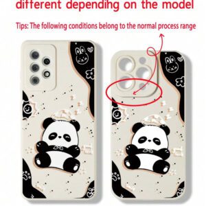 Coque de téléphone de protection avec peinture de panda et corde de fleurs de prunier, coque épaisse et douce anti-chute beige simple, compatible avec 16/16pro/16promax/16plus/15XR/7/8 iPhone15Promax/12PROMAX/13PROMAX/14PROMAX 13 14 11 12p14 P11 P12 XS.XR /78P.78GES2, convient à A134G A22 A21S A514G A52 S22 ULTRA A335G, convient à Redmi 10 Redmi Note 114G Redmi 11Lite A53tpuA14/A23/S23ULTRA S24 A14 A15 S23 A73 Redmi, étanche, antichoc, résistant aux rayures