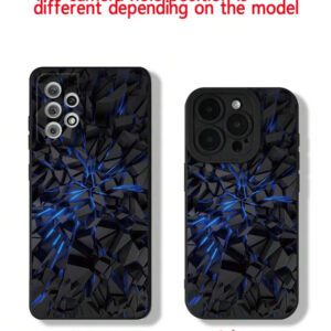 Coque de téléphone antichoc avec peinture éclaboussure 3D compatible avec 14, 14 Pro, 14 Pro Max, 13, 13 Pro, 13 Pro Max, 11, 11 Pro Max, 12, 12 Pro, 12 Pro Max, XR, 7/8, XS, 15, 15 Pro, 15 Pro Max, 16, 16 Pro, 16 Pro Max, S23, S24, S25, S24 Plus, résistante aux rayures et à l'eau