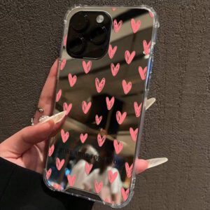 Étui transparent avec imprimé cœur différent compatible avec 16/11/12/13/14/15/15pro/15 Plus/15 Promax/7plus/8plus/X/Xs Max/Xr/11pro/12pro/13pro/14pro/12mini/13mini/11promax/12promax/13promax/14promax/14plus/6/6s/6plus/7/8/16Pro/16plus/16promax/Se et compatible avec Samsung Galaxy/A54/A14/A12/A13/A15/A32/A33/A24/A52S/S20/S21/S22/S23/S24/S23Plus/S24ultra/S25. Étanche, antichoc, résistant aux rayures.