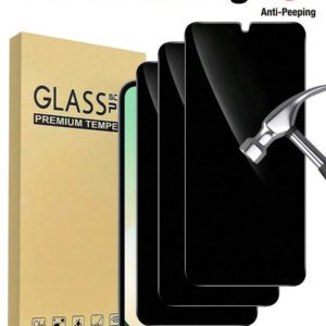 4 pièces Protecteur d'écran en verre trempé pour Galaxy A16 S20FE, A72, A71, A55, A54, A53, A35, A34, A33, A32, A36, A31, A16, A15, A14, A13, A12, A51, A50S, A25, A24, A30S, A20S. Protecteur d'écran essentiels, applicable pour une utilisation quotidienne, au bureau et à la maison. Accessoires de téléphone étanches, antichocs, anti-chute, anti-rayures et anti-traces de doigts avec couverture complète
