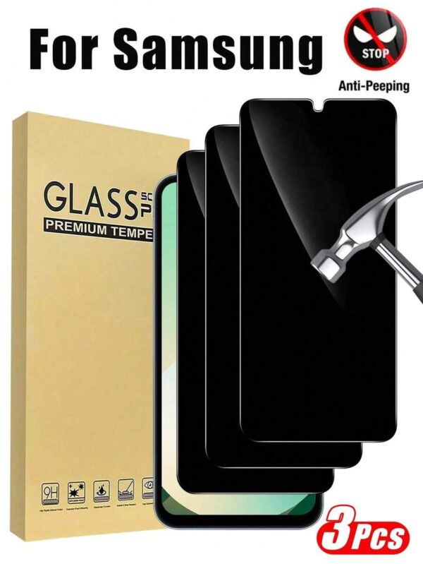 4 piÃ¨ces Protecteur d'Ã©cran en verre trempÃ© pour Galaxy A16 S20FE, A72, A71, A55, A54, A53, A35, A34, A33, A32, A36, A31, A16, A15, A14, A13, A12, A51, A50S, A25, A24, A30S, A20S. Protecteur d'Ã©cran essentiels, applicable pour une utilisation quotidienne, au bureau et Ã  la maison. Accessoires de tÃ©lÃ©phone Ã©tanches, antichocs, anti-chute, anti-rayures et anti-traces de doigts avec couverture complÃ¨te â€“ Image 14