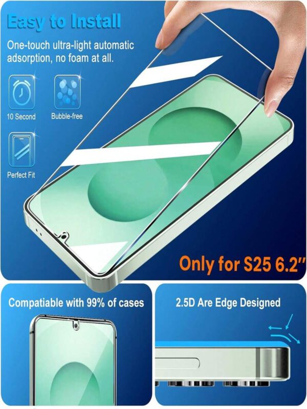 4 piÃ¨ces Protecteur d'Ã©cran en verre trempÃ© pour Galaxy A16 S20FE, A72, A71, A55, A54, A53, A35, A34, A33, A32, A36, A31, A16, A15, A14, A13, A12, A51, A50S, A25, A24, A30S, A20S. Protecteur d'Ã©cran essentiels, applicable pour une utilisation quotidienne, au bureau et Ã  la maison. Accessoires de tÃ©lÃ©phone Ã©tanches, antichocs, anti-chute, anti-rayures et anti-traces de doigts avec couverture complÃ¨te â€“ Image 22