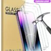 3 pièces de verre trempé pour iPhone 17 16 16 Plus 16 Pro 16 Pro Max 15 14 13 12 11 Pro Max X XS XR Mini 7 8 14 Plus Protecteur d'écran pour 14 15 Pro Max Verre Cadeau, Convient pour les anniversaires, la famille, les amis Protecteur d'écran de téléphone portable, Accessoires de téléphone portable