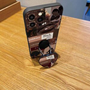 1 pièce Étui de téléphone de base avec motif de dessin de lèvres, compatible avec Apple, /Galaxy, Infinix, Redmi, OPPO, VIVO, Realme. Étanche, antichoc et résistant aux rayures.