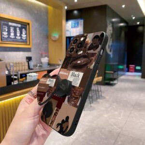 1 pièce Étui de téléphone de base avec motif de dessin de lèvres, compatible avec Apple, /Galaxy, Infinix, Redmi, OPPO, VIVO, Realme. Étanche, antichoc et résistant aux rayures.