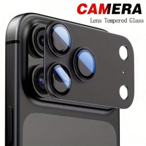 Protections d'appareil photo en verre trempé compatibles avec l'iPhone 17, films de protection d'objectif Ultra HD anti-rayures compatibles avec l'iPhone 17 Air, 17Pro, ProMax