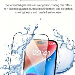 1 pièce Protection d'écran en verre trempé pour iPhone 17 16e 15 14 13 12 11 Pro Max 14 15 16 Plus Verre de protection