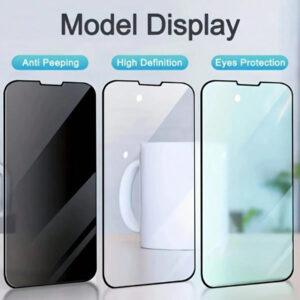 2 pièces Protecteur d'écran de confidentialité, compatible avec 16 Pro Max/15/14/13/7Plus/8Plus, anti-empreintes digitales, protection de confidentialité haut de gamme, prend en charge le déverrouillage facial. Cadeau pour l'anniversaire, la famille, les amis. Verre trempé, anti-espion, protecteur d'écran de téléphone, accessoires de téléphone. Étanche, antichoc, anti-chute, résistant aux rayures, protection intégrale