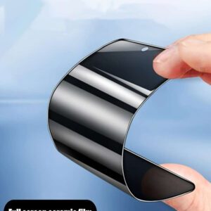 2 pièces Film protecteur d'écran anti-espionnage mat - Protecteur d'écran de confidentialité flexible à couverture complète, compatible avec l'iPhone 16 Pro Max/Galaxy S25 Ultra/Redmi et d'autres modèles. Pas en verre, confidentialité améliorée, surface lisse, application facile pour les écrans de smartphone. Cadeau pour l'anniversaire, la famille, les amis. Verre trempé, anti-espion, protecteur d'écran de téléphone, accessoires de téléphone