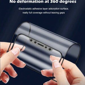 2 pièces Film protecteur d'écran anti-espionnage mat - Protecteur d'écran de confidentialité flexible à couverture complète, compatible avec l'iPhone 16 Pro Max/Galaxy S25 Ultra/Redmi et d'autres modèles. Pas en verre, confidentialité améliorée, surface lisse, application facile pour les écrans de smartphone. Cadeau pour l'anniversaire, la famille, les amis. Verre trempé, anti-espion, protecteur d'écran de téléphone, accessoires de téléphone