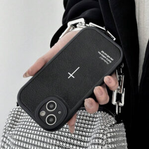 Étui de téléphone avec texture de velours rétro et verset biblique en croix, style religieux minimaliste croix chrétienne cool, cadeau chrétien pour petite amie/petit ami, compatible avec 17/ Air /17 Pro/17 Pro Max