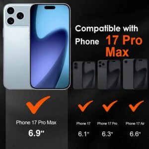 2 paquets pour iPhone 17 Pro Max 6,9 pouces, protecteur d'objectif de caméra, accessoires de caméra en verre trempé clair HD pour 17/17 Pro/17 Pro Max/17 Air/16/15/14/13/12/11, dureté 9H, résistant aux rayures, ultra-durable, convient aux coques de téléphone [n'affecte pas la photographie de nuit], applicable au bouclier quotidien, au bureau, à la couverture de caméra de téléphone domestique, imperméable, antichoc, résistant aux rayures