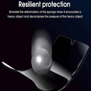 2 pièces Film protecteur d'écran anti-espionnage mat - Protecteur d'écran de confidentialité flexible à couverture complète, compatible avec l'iPhone 16 Pro Max/Galaxy S25 Ultra/Redmi et d'autres modèles. Pas en verre, confidentialité améliorée, surface lisse, application facile pour les écrans de smartphone. Cadeau pour l'anniversaire, la famille, les amis. Verre trempé, anti-espion, protecteur d'écran de téléphone, accessoires de téléphone