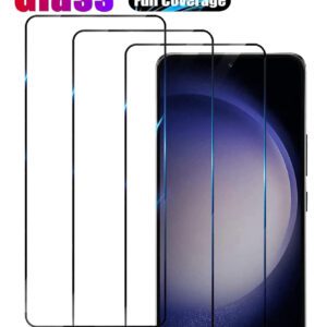 3 pièces Protecteur d'écran en verre trempé haute définition anti-rayures et anti-éclatement, compatible avec Samsung/Pixel/Honor/OPPO/VIVO/Realme/Infinix, installation facile sans bulles, dureté élevée, compatible avec les étuis, imperméable, antichoc, anti-chute, anti-empreintes digitales