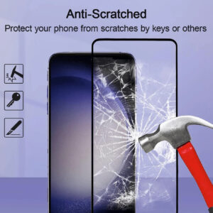 3 pièces Protecteur d'écran en verre trempé haute définition anti-rayures et anti-éclatement, compatible avec Samsung/Pixel/Honor/OPPO/VIVO/Realme/Infinix, installation facile sans bulles, dureté élevée, compatible avec les étuis, imperméable, antichoc, anti-chute, anti-empreintes digitales