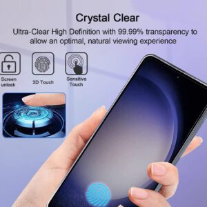 3 pièces Protecteur d'écran en verre trempé haute définition anti-rayures et anti-éclatement, compatible avec Samsung/Pixel/Honor/OPPO/VIVO/Realme/Infinix, installation facile sans bulles, dureté élevée, compatible avec les étuis, imperméable, antichoc, anti-chute, anti-empreintes digitales