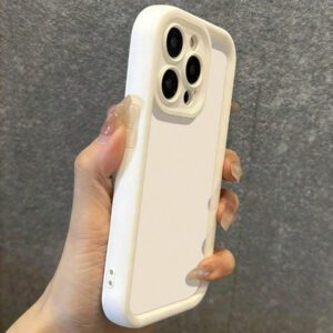 1 pièce Étui de téléphone antichoc en TPU à motif rose personnalisé, compatible avec Apple 16, 15, 14, 13, 12, 11 Pro Max et Séries