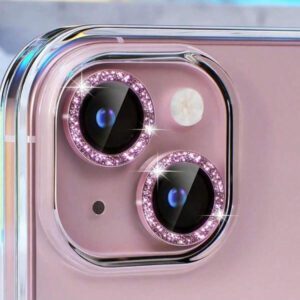 1 set de film protecteur de lentille de caméra avec strass flash compatible avec 12/12 Mini/12 Pro/12 Pro Max, 13/13 Mini/13 Pro/13 Pro Max, 11/11 Pro/11 Pro Max, 14/14 Plus/14 Pro/14 Pro Max, 15/15 Plus/15 Pro/15 Pro Max. Couvercle de caméra en verre trempé décoré de strass incrustés. Cadeau coloré de strass étincelant pour l'anniversaire, la famille et les amis. Protecteur de lentille, accessoires de téléphone étanches, antichoc, anti-rayures et anti-traces de doigts, avec protection complète.