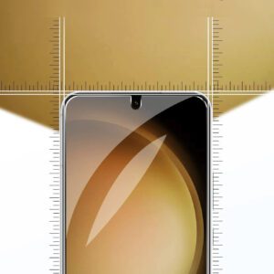 4 pièces Protecteur d'écran Galaxy A54, verre trempé haute définition, anti-rayures, super transparent, couleurs fidèles à la réalité, compatible avec Galaxy A54/A14/S23 FE/S24 FE/A34/A15/A05s/A06/A25/A35/A55/A16/A26/A36/A56. Cadeau pour l'anniversaire, la famille, les amis. Protecteur d'écran de téléphone, accessoires de téléphone étanches antichocs anti-chute anti-empreintes digitales couvercle complet