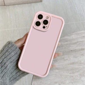 1 pièce Étui de téléphone antichoc en TPU à motif rose personnalisé, compatible avec Apple 16, 15, 14, 13, 12, 11 Pro Max et Séries