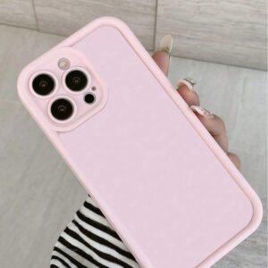1 pièce Étui de téléphone antichoc en TPU à motif rose personnalisé, compatible avec Apple 16, 15, 14, 13, 12, 11 Pro Max et Séries