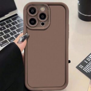 1 pièce Étui de téléphone antichoc en TPU à motif rose personnalisé, compatible avec Apple 16, 15, 14, 13, 12, 11 Pro Max et Séries